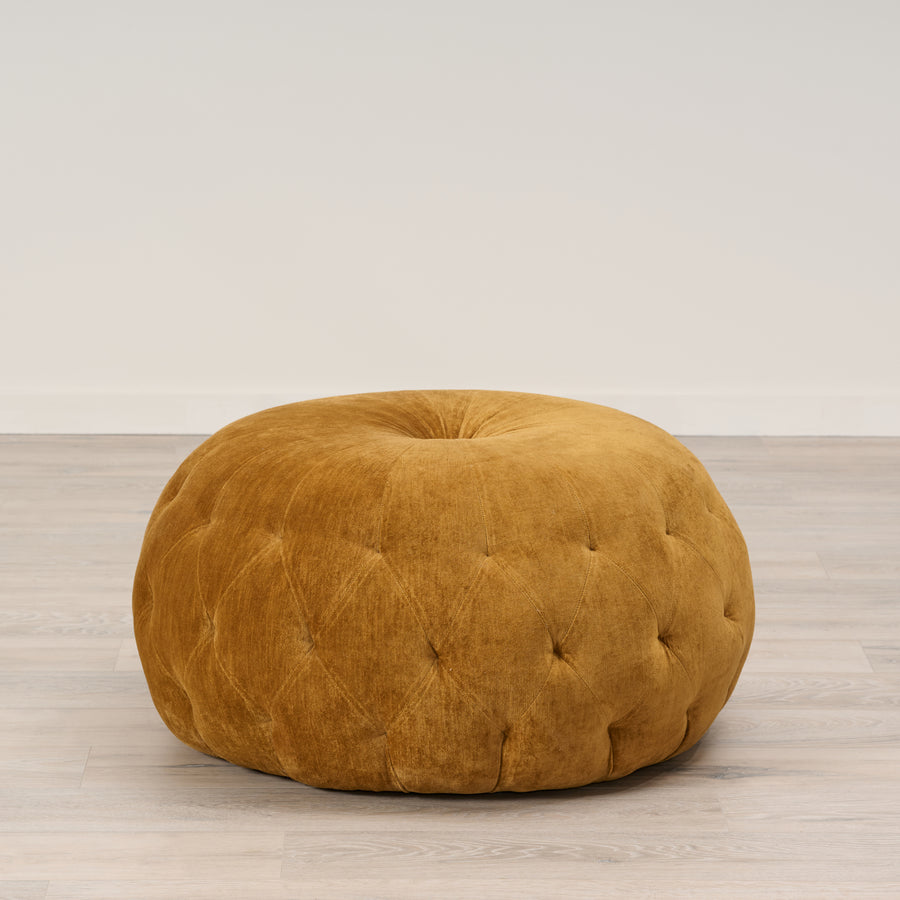 Pouf 36" Upholstered in JD Velluto Gold by Cisco Brothers