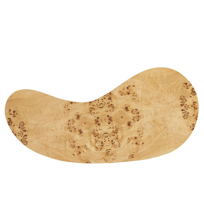 Brinley Burl Desk - Bleached