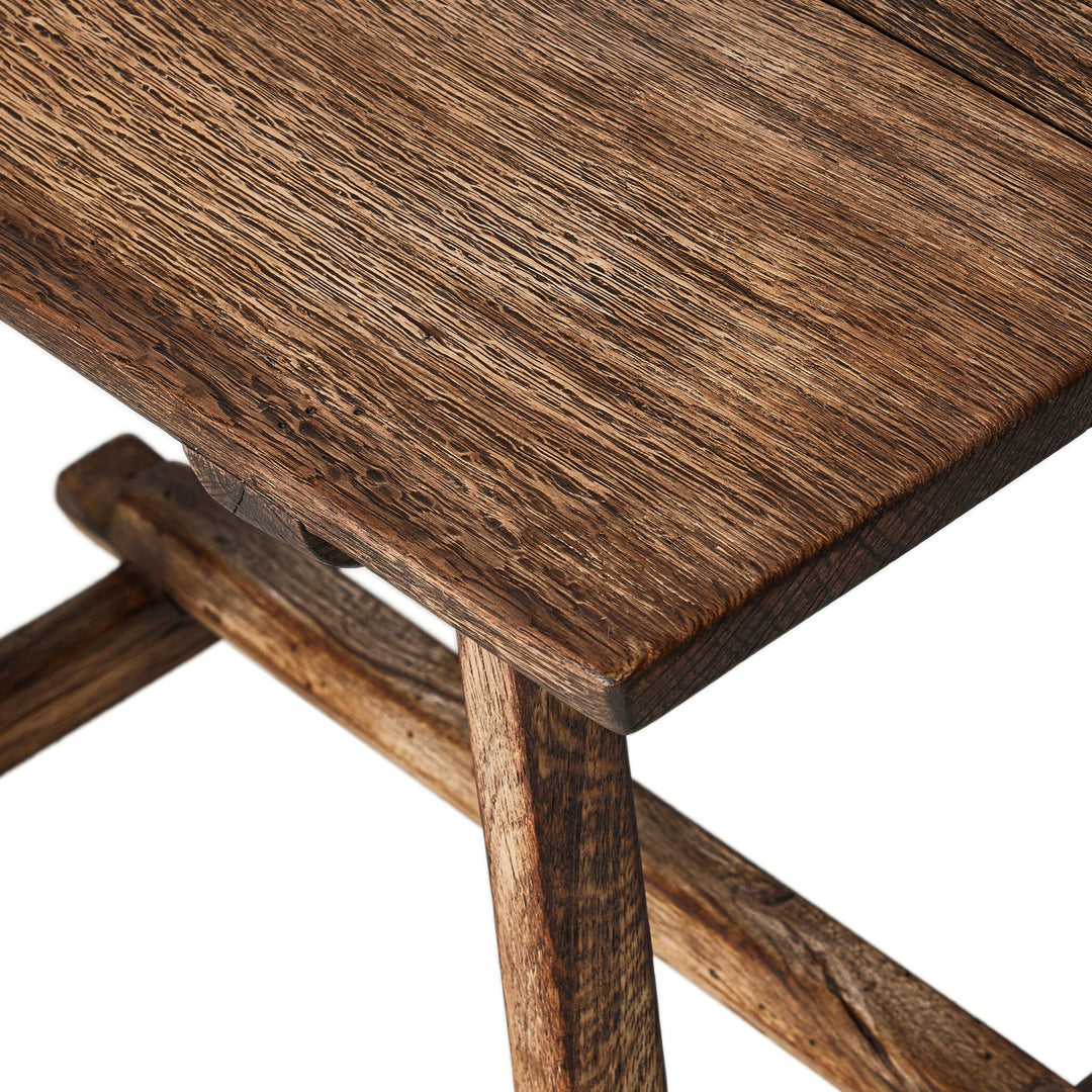 Elio End Table in Burnt Bleached Oak