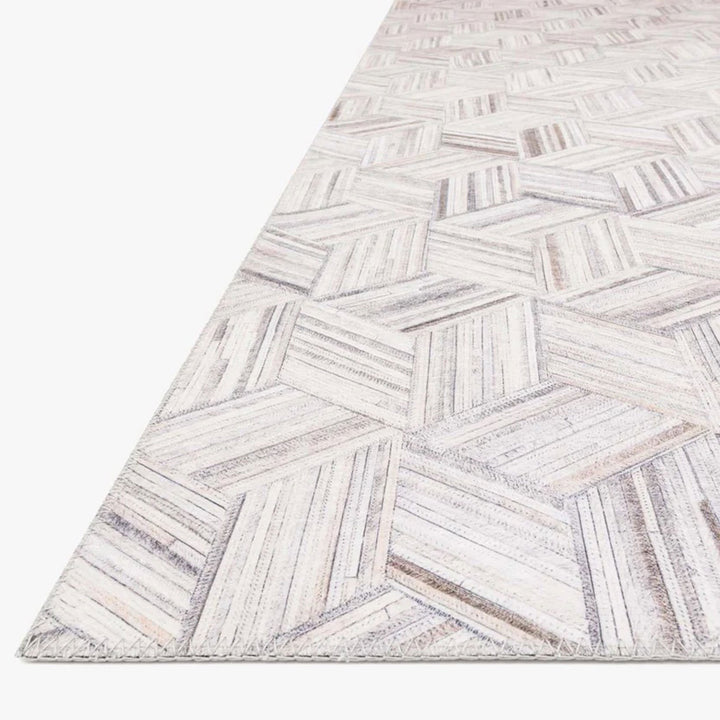 Maddox Rug in Light Grey/Ivory 2.3x3.9