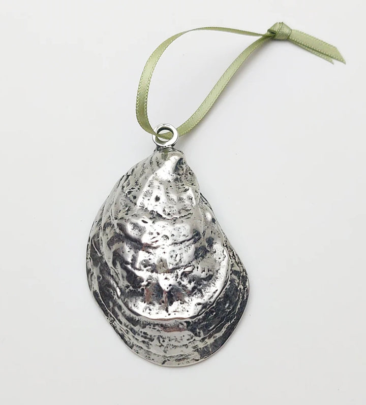 Cast Pewter Oyster Ornament