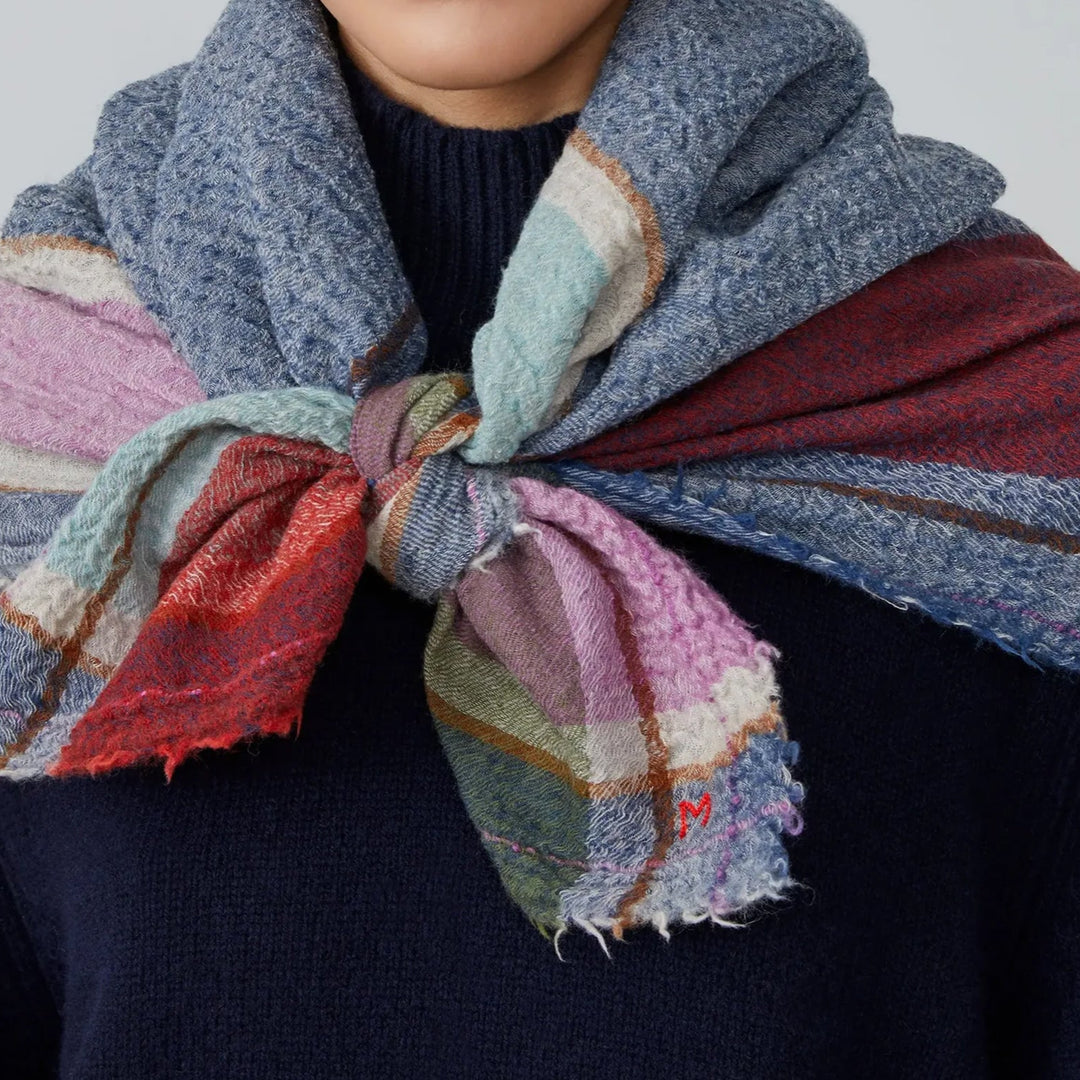 Scarf N°687 Indigo by Moismont