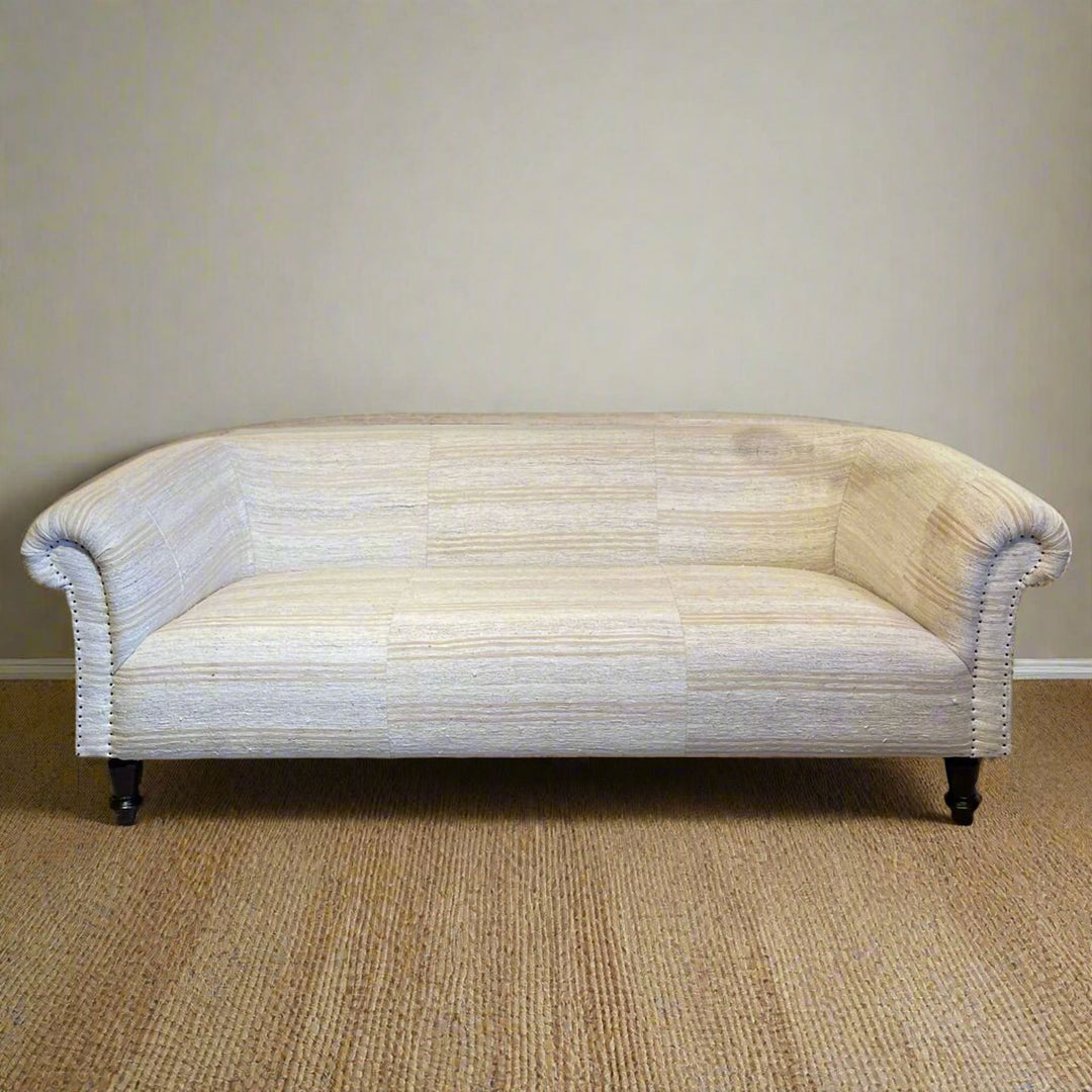 Springfield 84" Sofa Upholstered in One Of a Kind Hemp Fabric By Cisco Brothers