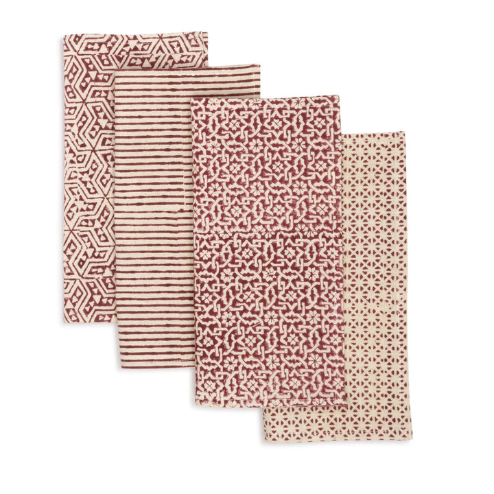 Garnet Forest S/4 Small Napkins