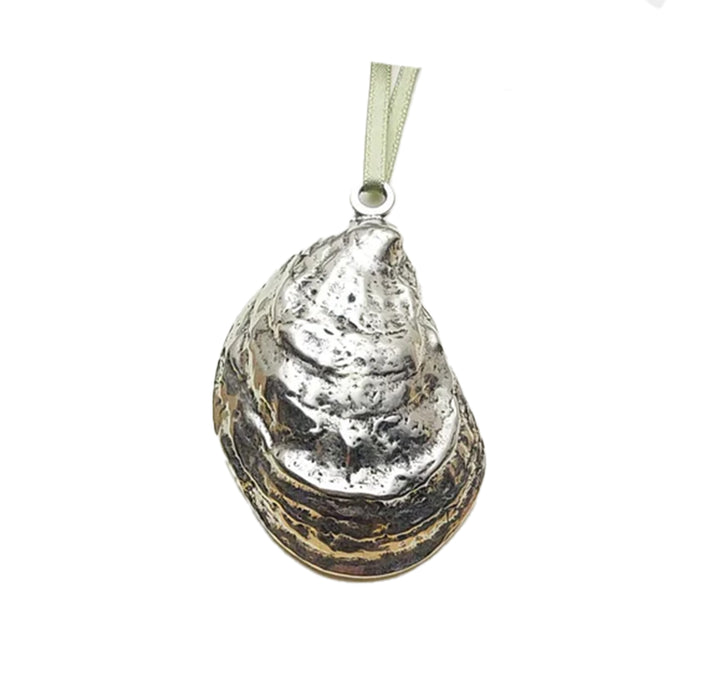 Cast Pewter Oyster Ornament