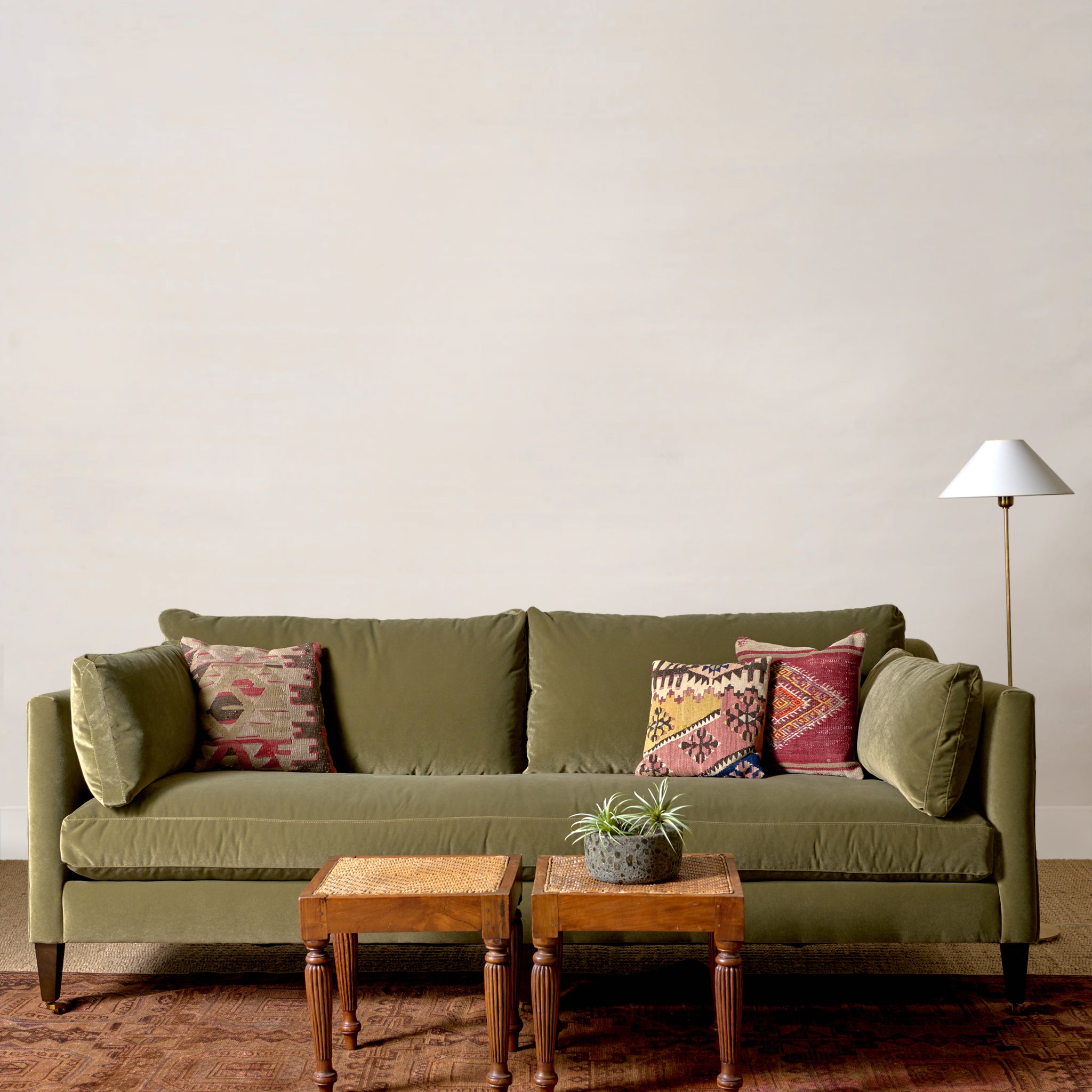 Olive green sofa pillows best sale