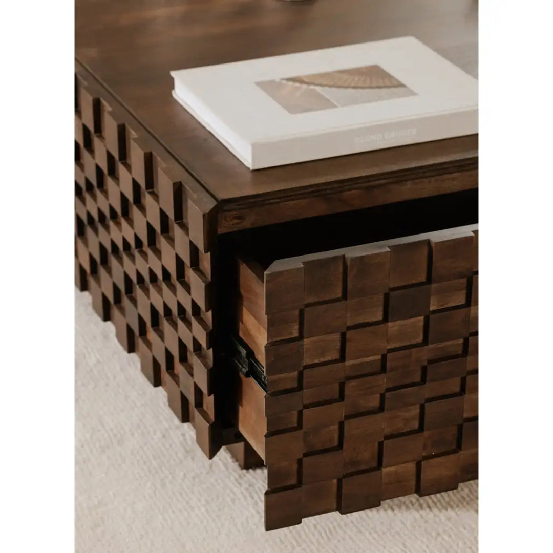 Easton Storage Coffee Table Brown