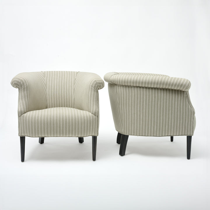 Emily Chair Upholstered in Beach Fern by Cisco Home