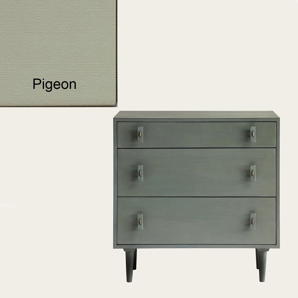 Mid Century Chest in Pigeon