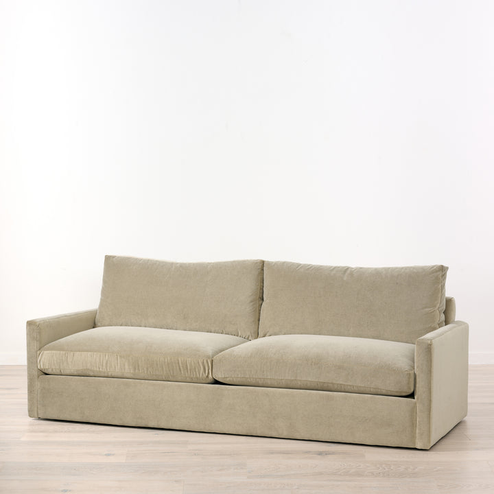 Big Easy Sofa with Thin Arms in Elephant Gray (95")
