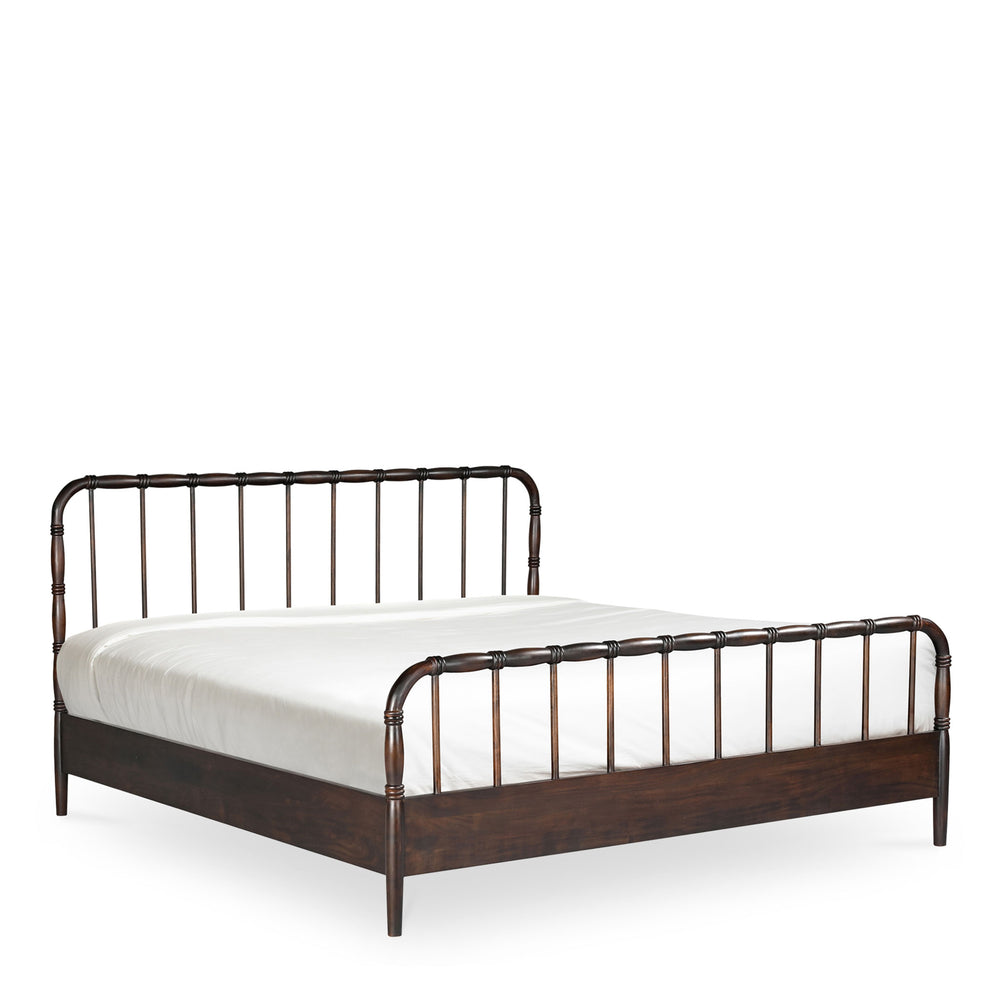 Vanessa Queen Bed in Acacia Wood