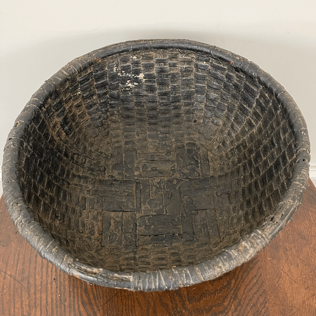 Vintage Basket From India-G