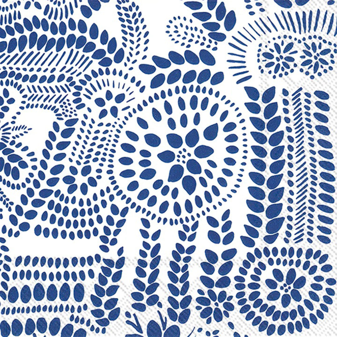 Paper Lunch Napkins Marimekko Nasia White Blue