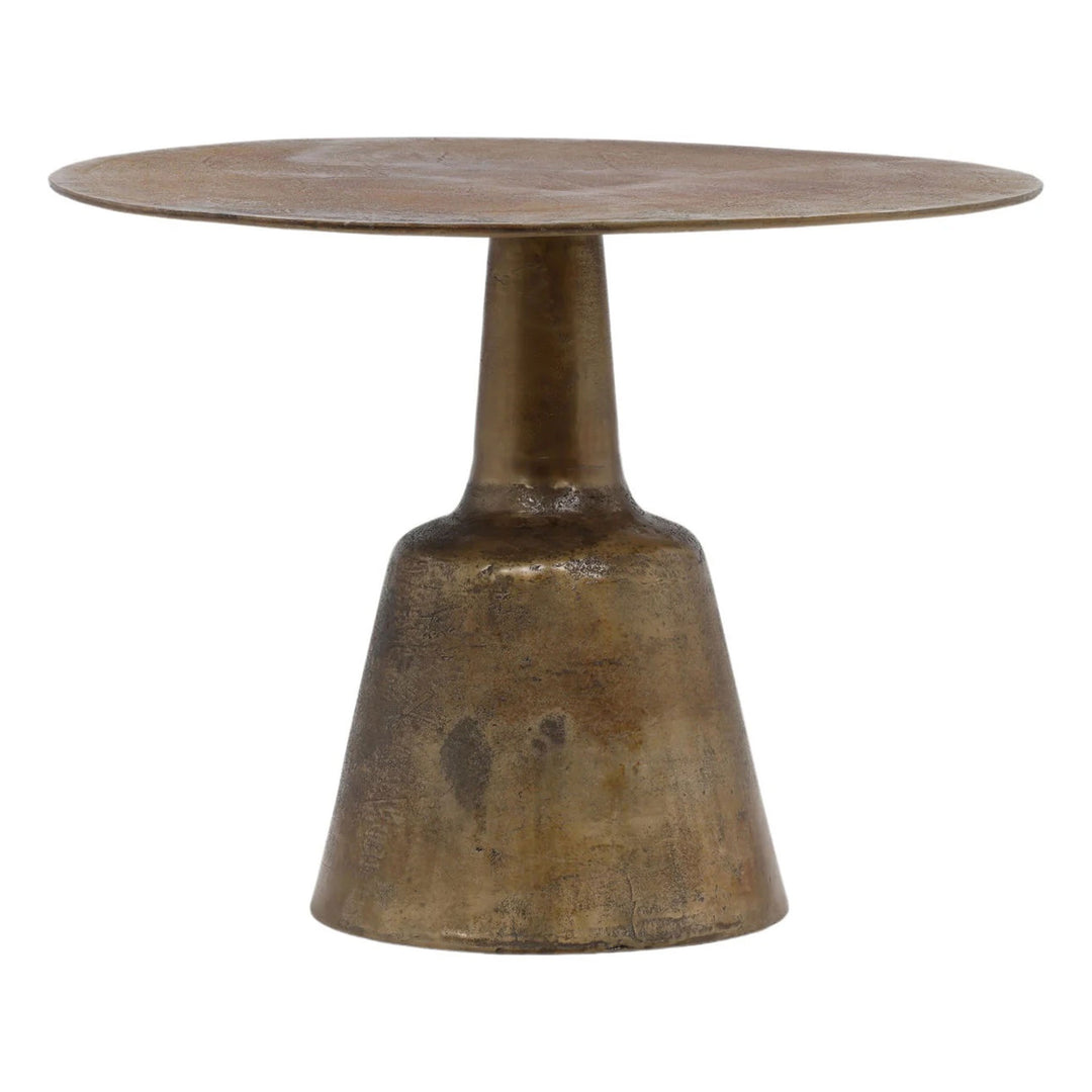 Grady 40" Aluminum Dining in Antique Brass Finish