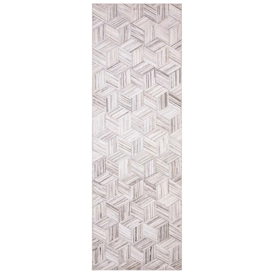 Maddox Rug in Light Grey/Ivory 2.3x3.9