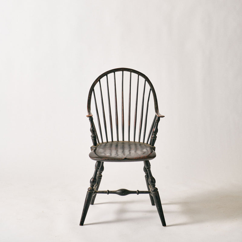 Antique Black Windsor Chair