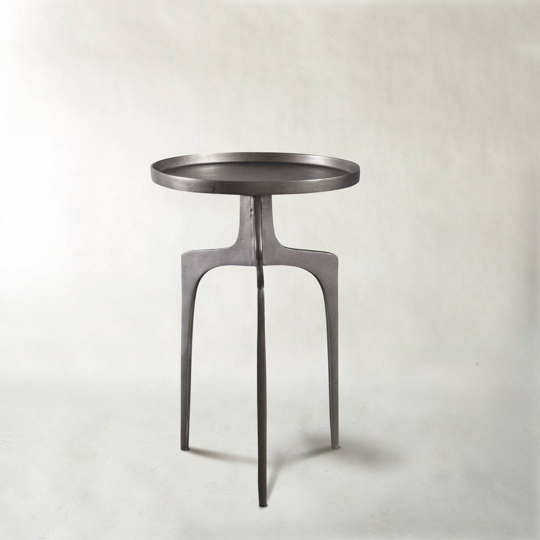 Kenward Accent Table in Nickel