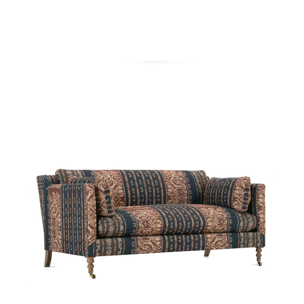 Madeline Sofa in a Printed Reproduction of a Vintage Indonesian Ikat Fabric (71")