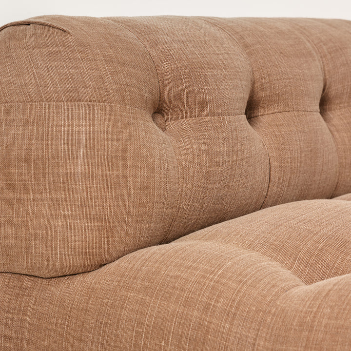John Derian Field Bench in Rye Spice (108")
