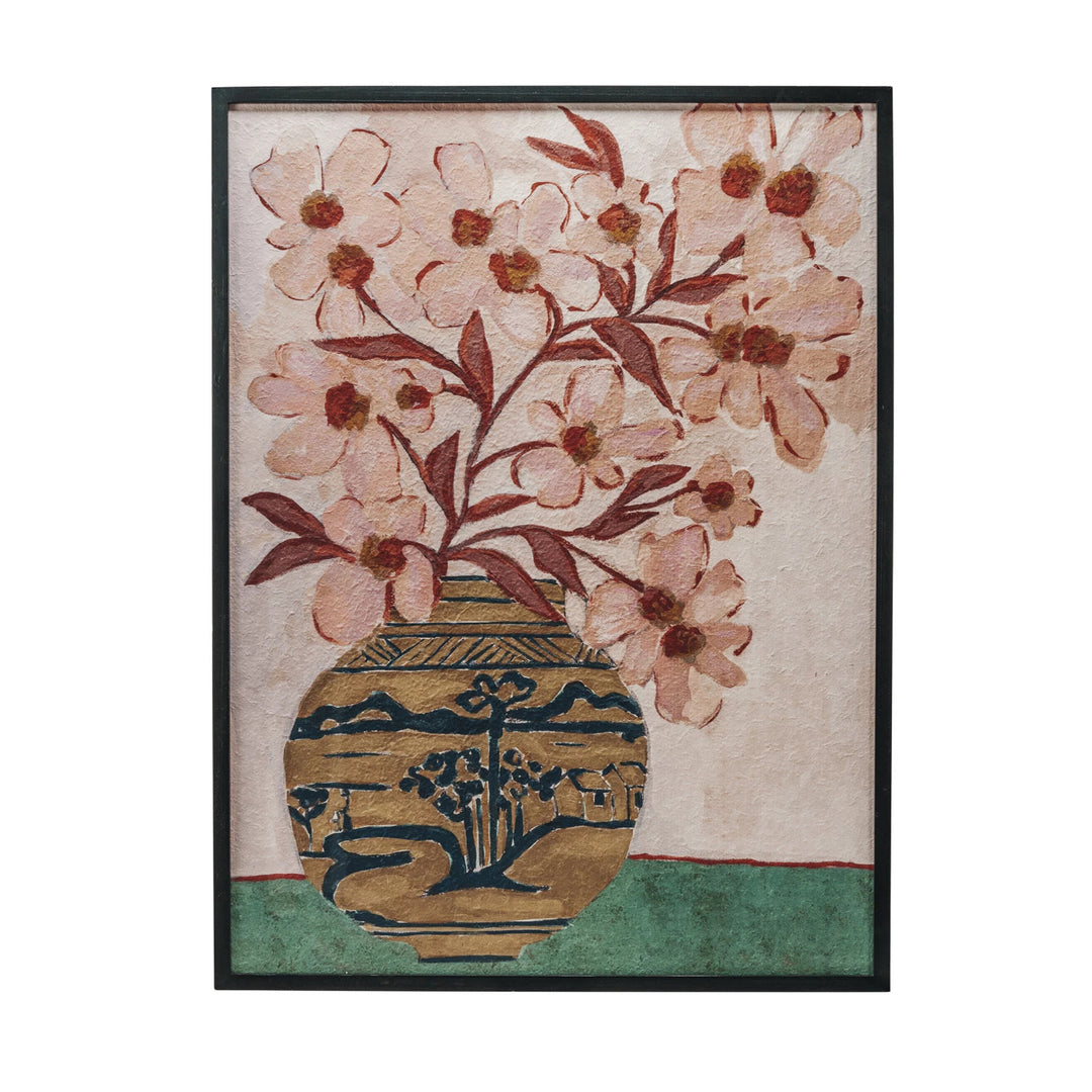 Flowers in Vase Wall Decor