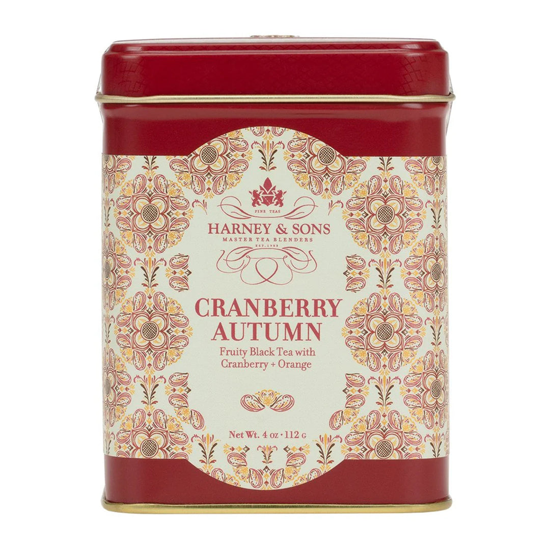 Cranberry Autumn Tea Tin 20 Sachets Per Tin