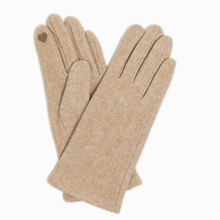 Chic Plain Gloves in Camel