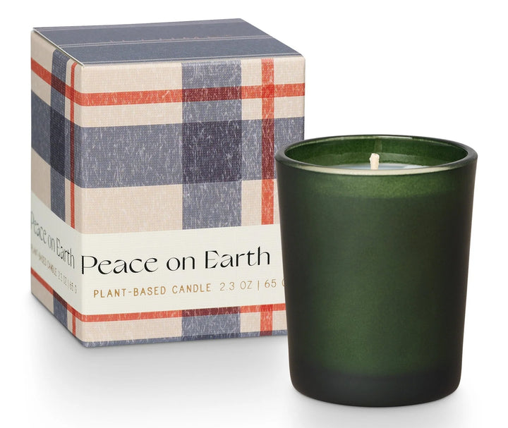 Balsam & Cedar Peace on Earth Boxed Votive Candle