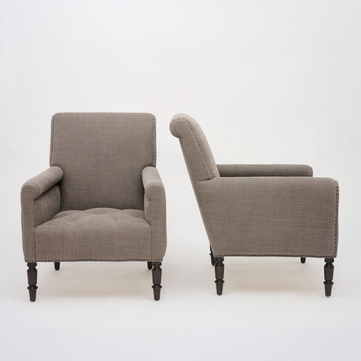 Montana Chair in Rye Warm Grey by Cisco Home