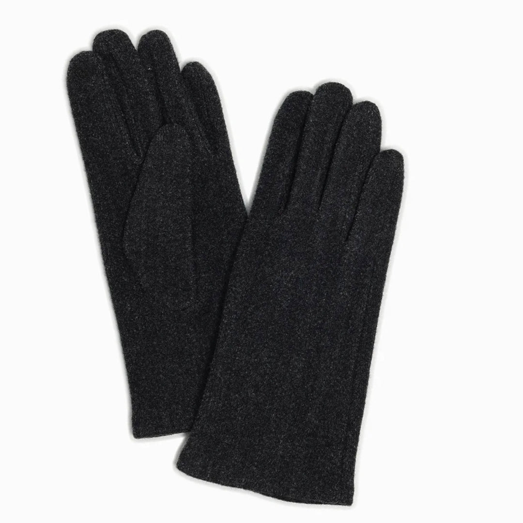 Chic Plain Gloves in Charcoal