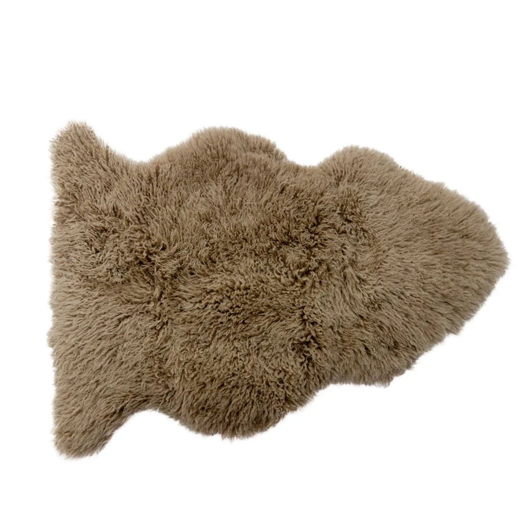 Curly Australian Sheepskin Rug in Pelican 2x3