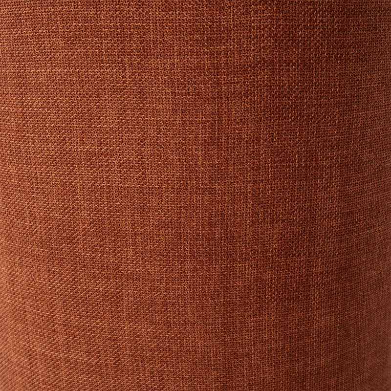 Lila Upholstered Swivel Chair in Rust