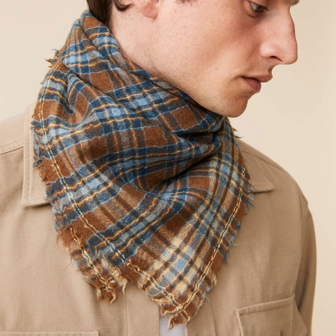 Foulard N°677 Scarf in Mocha by Mosimont