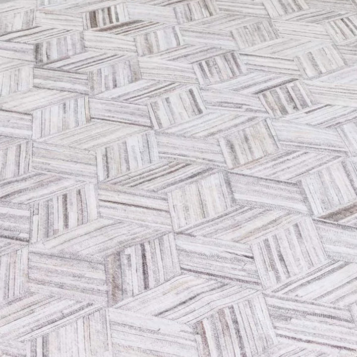 Maddox Rug in Light Grey/Ivory 2.3x3.9