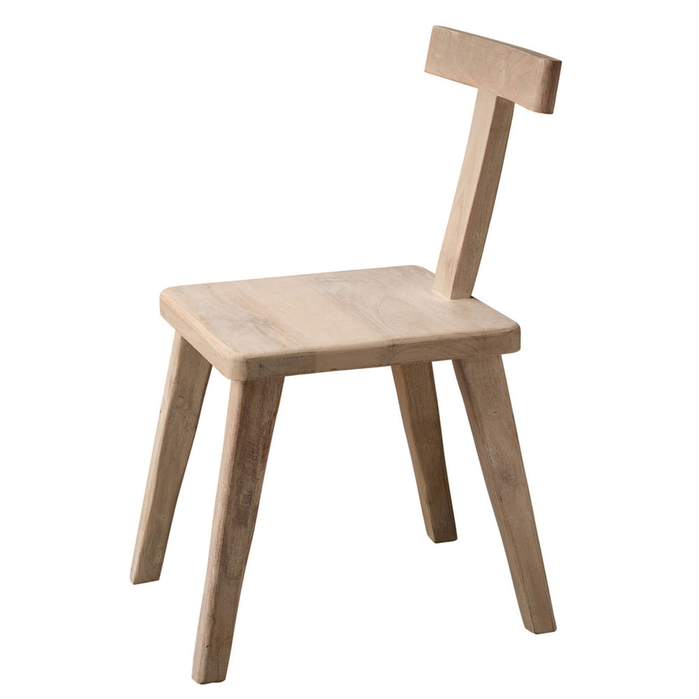 Pace Mango Wood Chair - White Bleach Wood