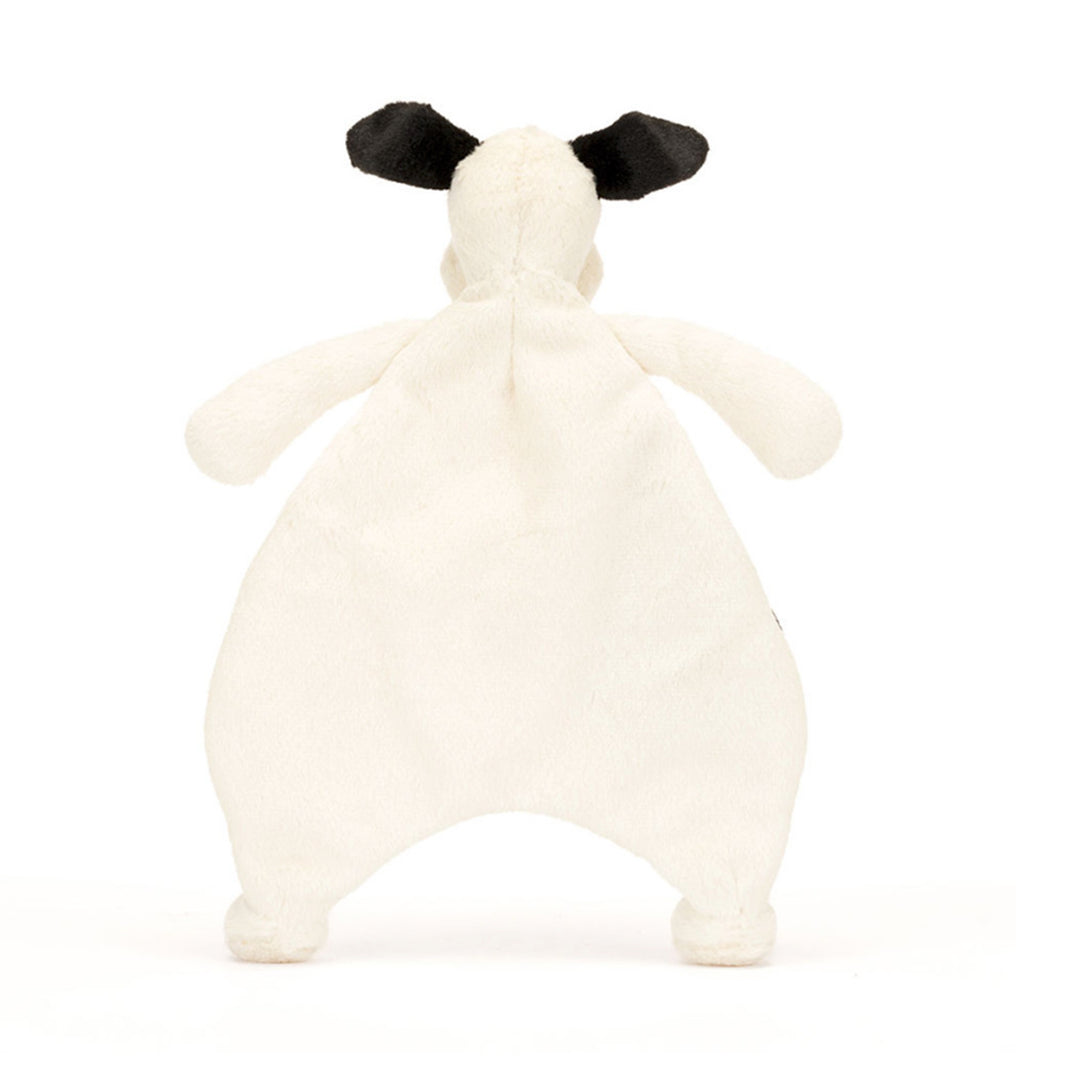 Bashful Black & Cream Puppy Comforter