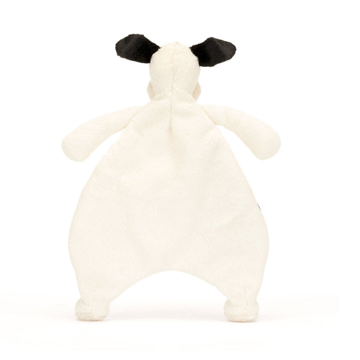 Bashful Black & Cream Puppy Comforter