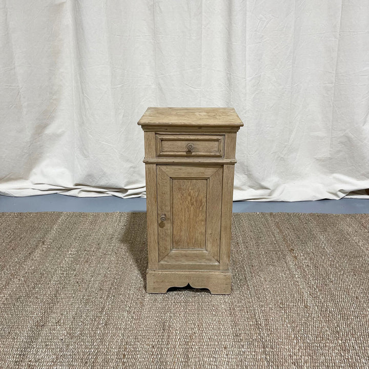 Antique Bleached Oak Side Table