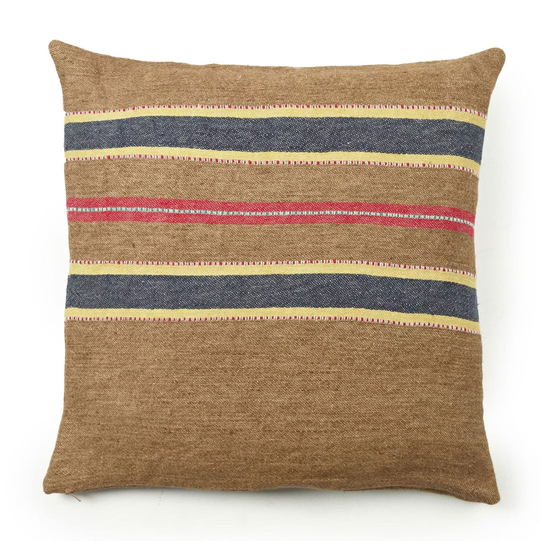 The Belgian Pillow Camp Stripe 20x20 w/ Filler