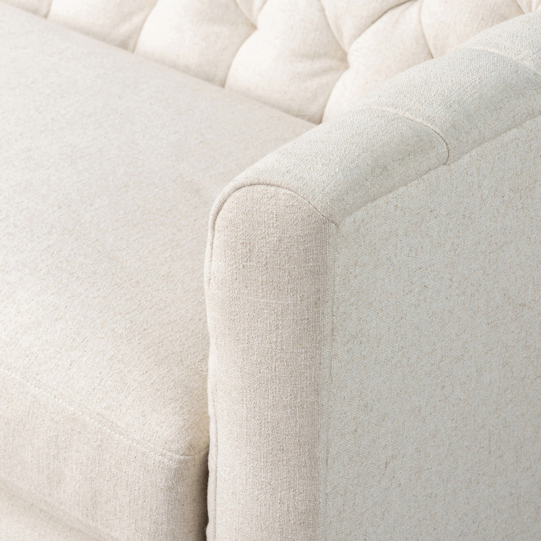 Theodore Sofa Upholstered in Performance Fabric Antwerp Natural (96")