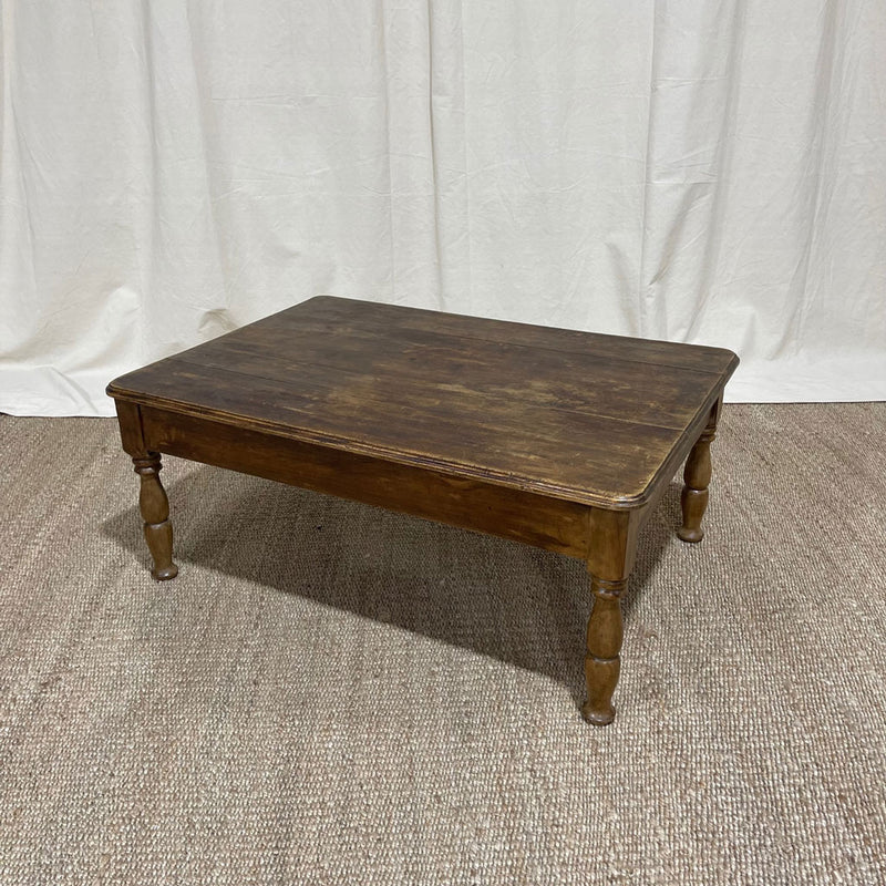 Vintage Guatemala Wooden Square Coffee Table