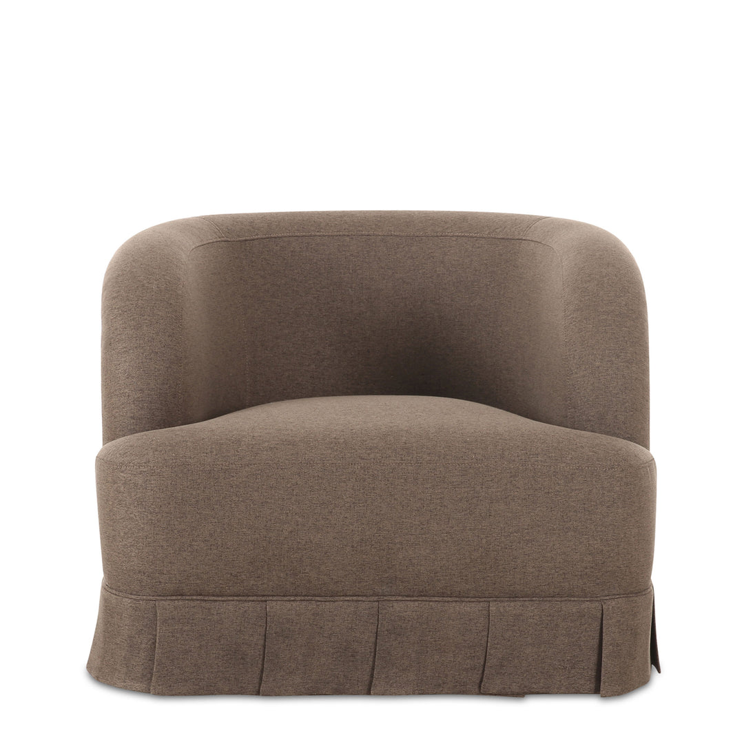 Margot Swivel Chair in Brown