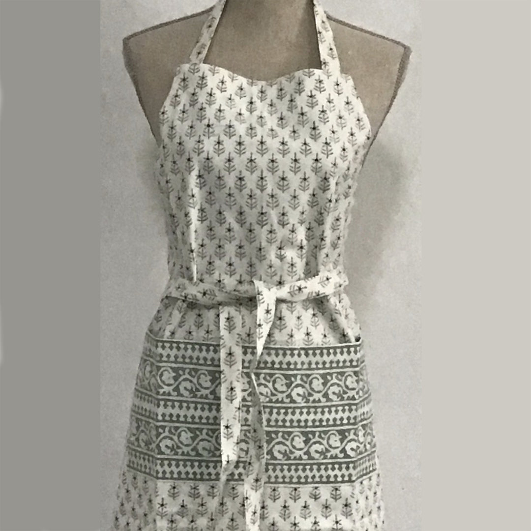 Holiday Winter Berry Green/Red Apron