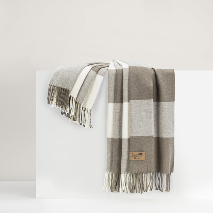 Barnwood Buffalo Check Throw