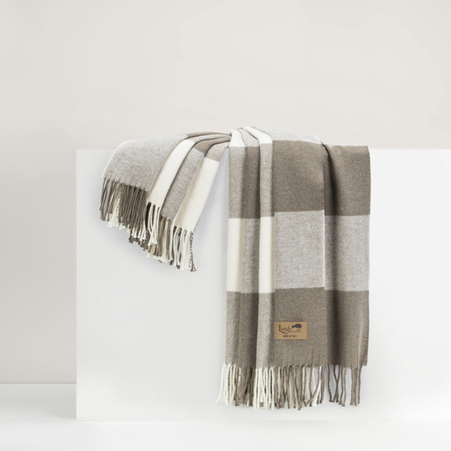 Barnwood Buffalo Check Throw