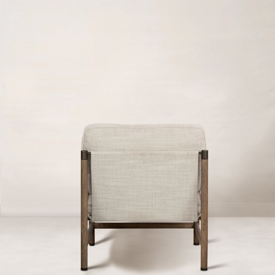 Nashville Chair Upholstered in Performance Fabric Gable Taupe