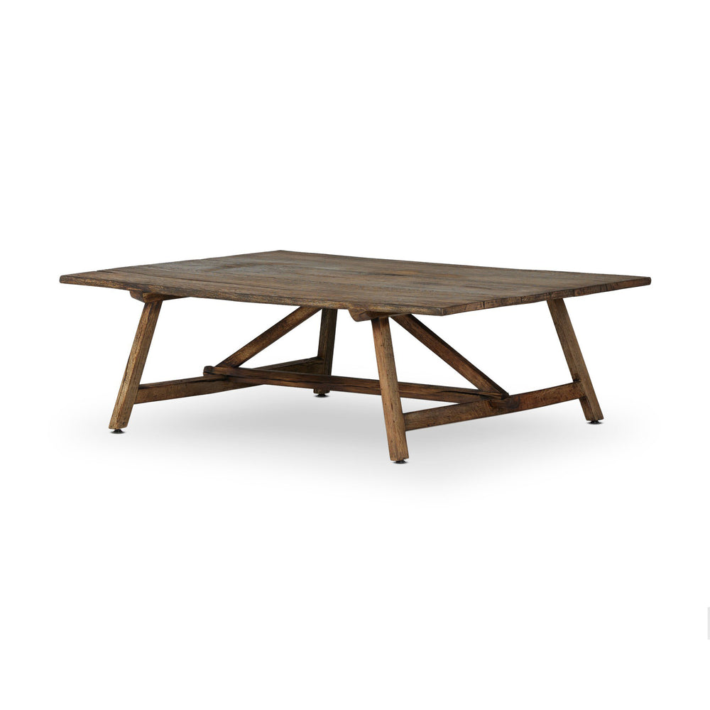 Elio Coffee Table Small in Burnt Bleached Oak