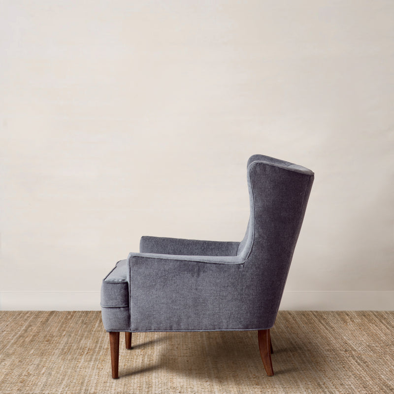 Don Draper Chair in Soft Charcoal Grey