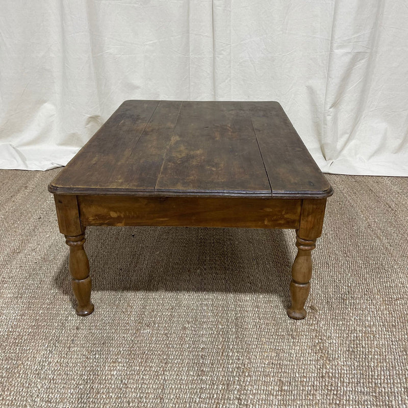 Vintage Guatemala Wooden Square Coffee Table