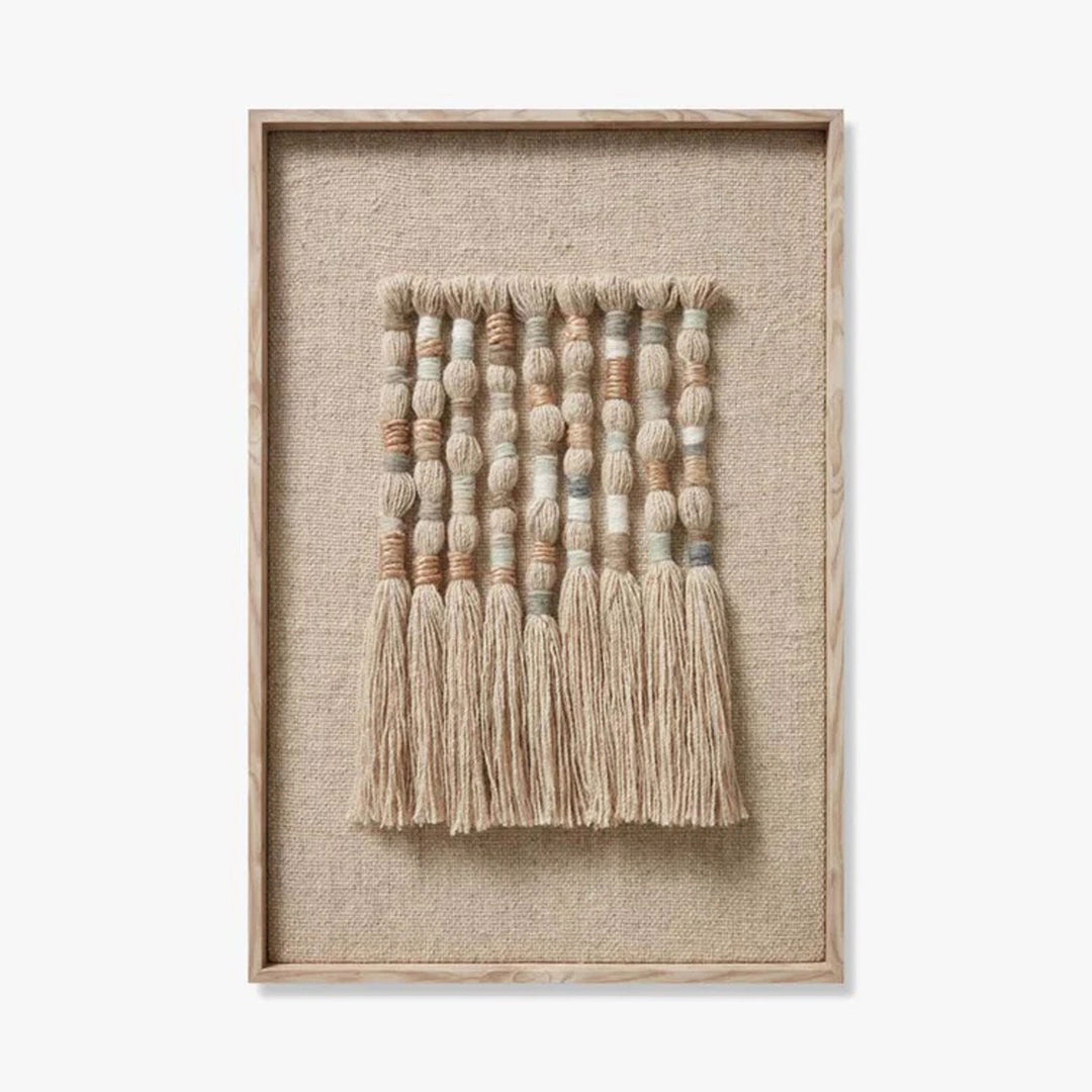 Fresh Air Framed Wall Decor in Beige/Blue