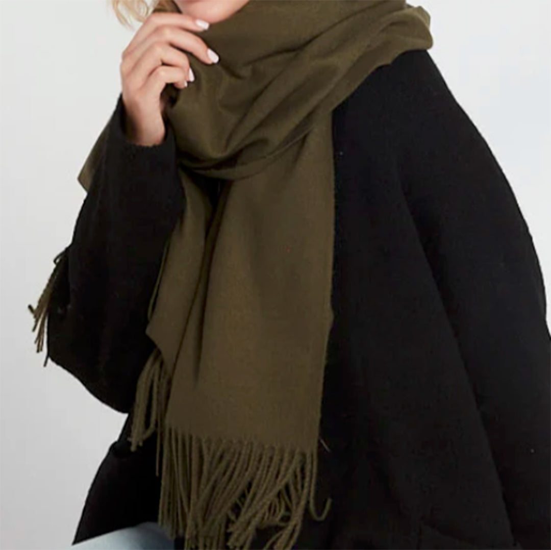 Soft Basic Scarf - Olive